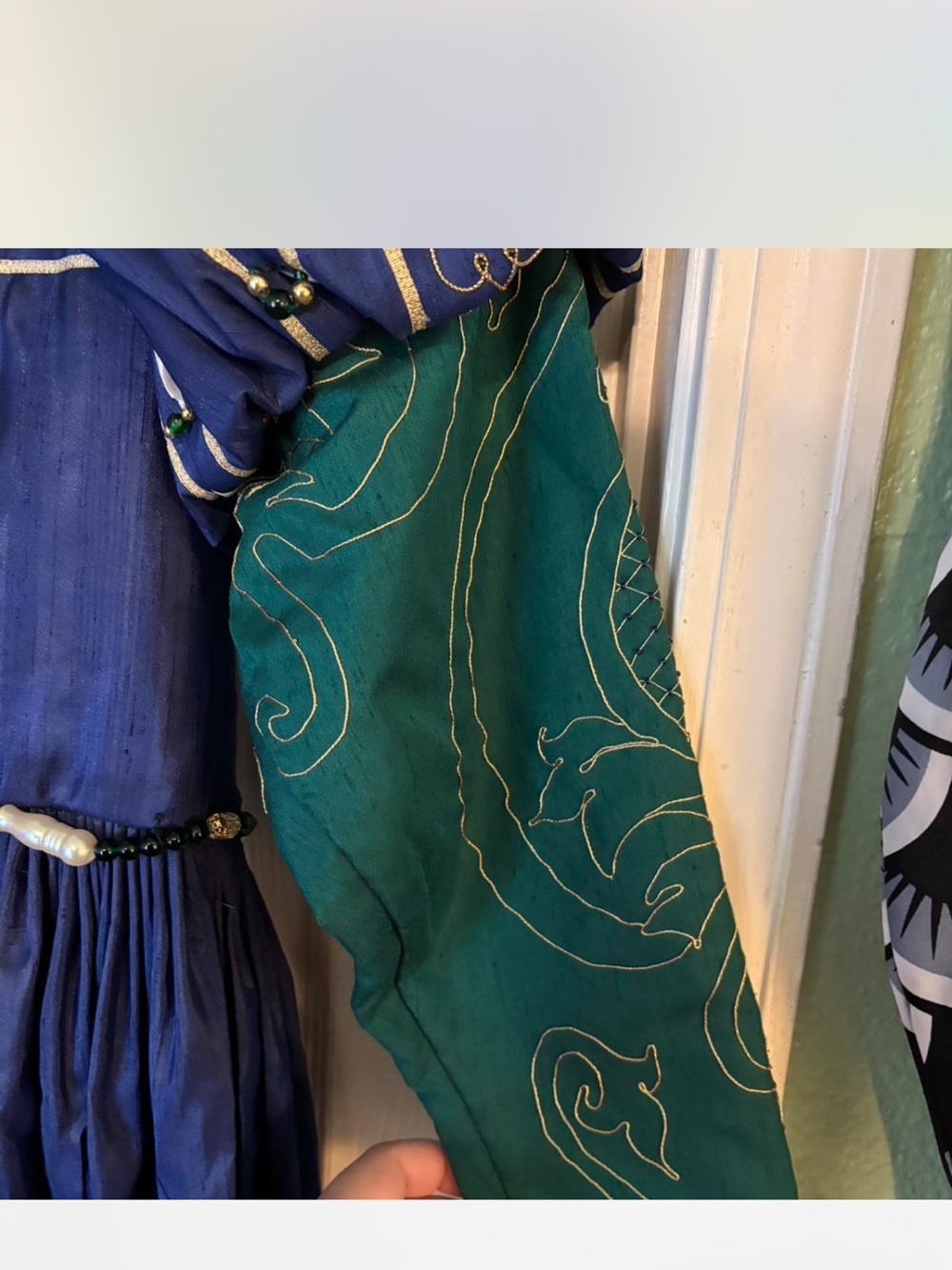 Handmade renaissance reenactment dress - Picture 7 of 9
